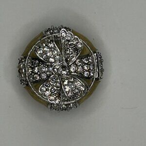 Jay Strongwater Bow Top Hinged Trinket Box